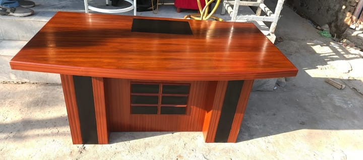 Reddish Brown Executive Desk — Office Desk