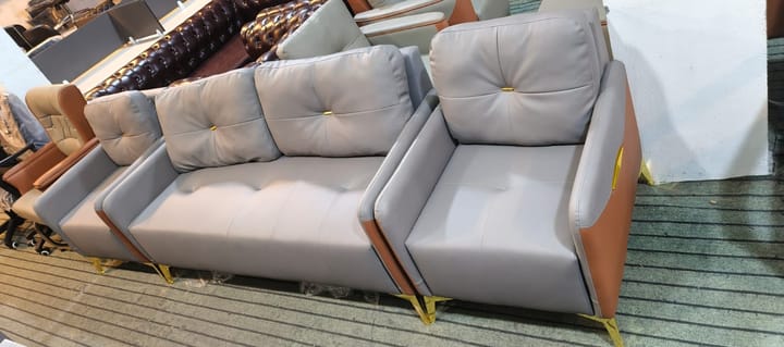 Gray Lounge Sofa Set — Sofa Set