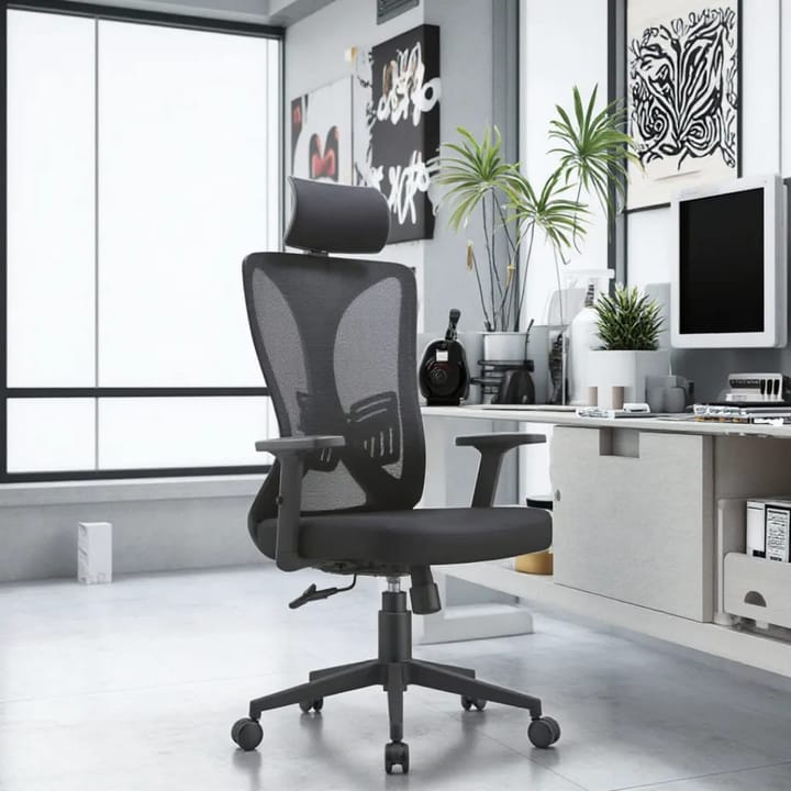 Black Executive Ergonomic Chair — view 1