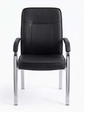 Black Executive Visitor Chair — view 1
