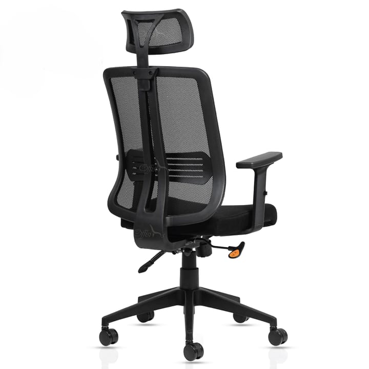 Black Ergonomic Mesh Chair — view 3