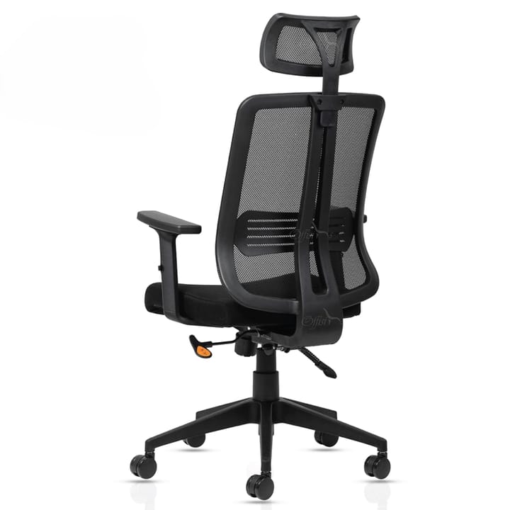 Black Ergonomic Mesh Chair — view 5