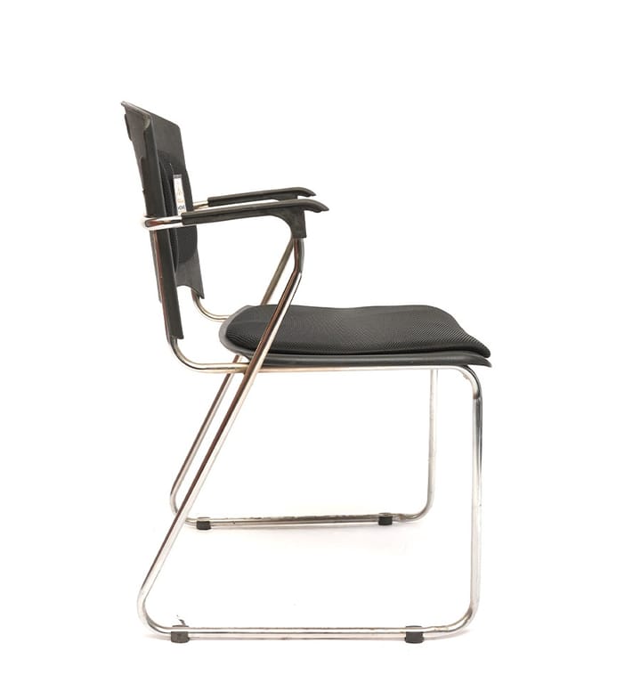 Black Cantilever Visitor Chairs — view 5