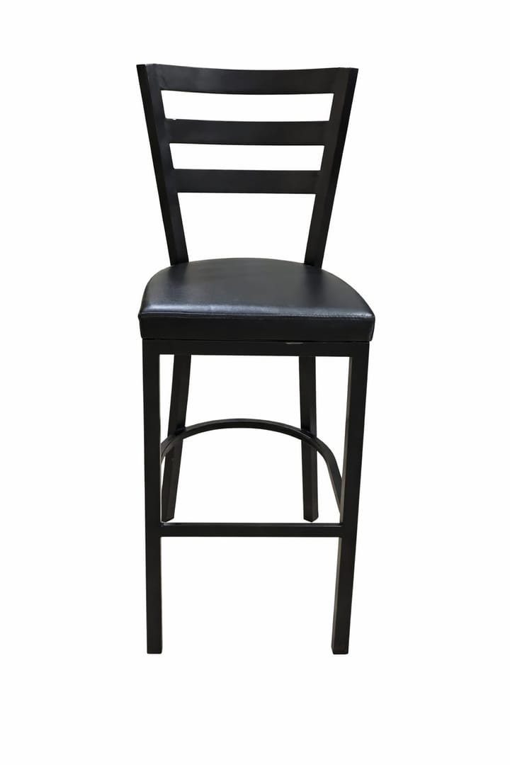 Black Ladder Back Bar Chair — Bar/counter Chair