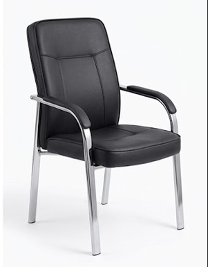 Black Executive Visitor Chair — view 2