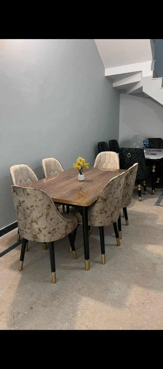 Six Seat Dining Table Set — Dining Table Set