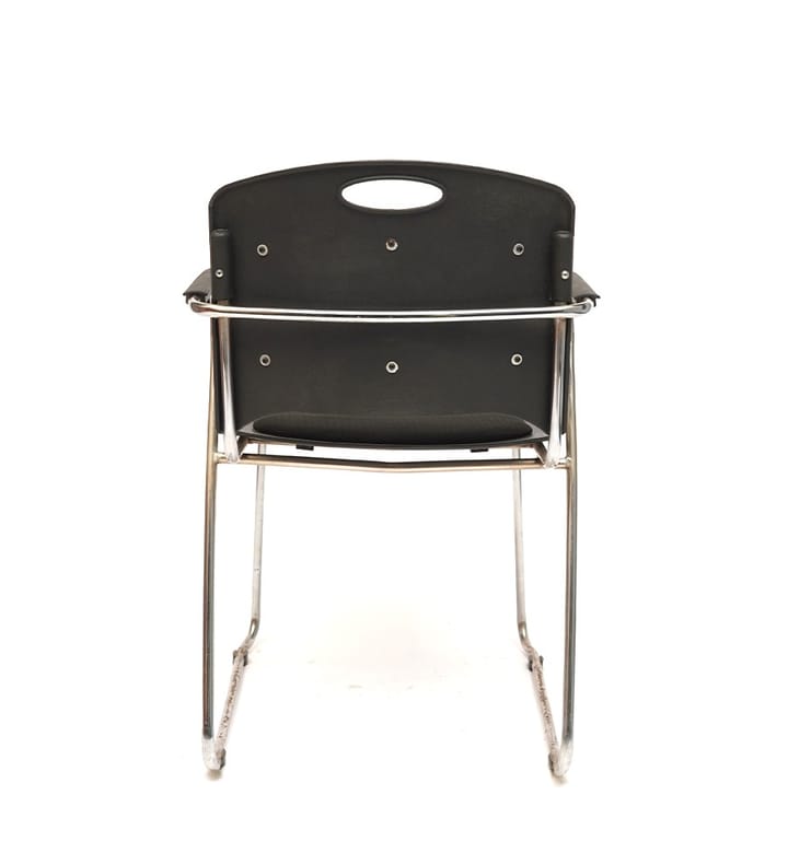 Black Cantilever Visitor Chairs — view 4