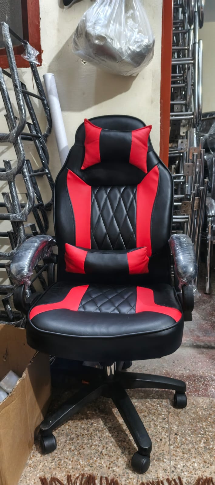 Black Red Racing Gaming Chair — Gaming Chair