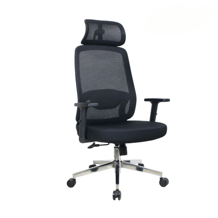 Black High Back Executive Chair — view 2