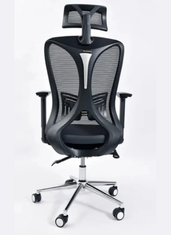 Black High Back Executive Chair — view 3